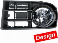 1N0 009 436-801  VW Golf V 10/03- Фара П/Туман (H7; DynaView Evo2; д/у) Комплект, Hella Lights Design