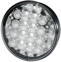 2BA 344 200-037  Задний светодиодный фонарь, прозрачное стекло (24 LED) 9-31V