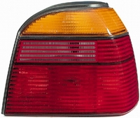 9EL 139 137-091  VW Golf III 09/91- Фонарь задний черный, лев., Hella