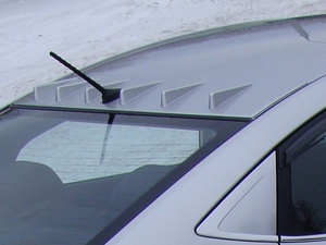 Аэродинамический рассекатель на крышу 6 зубъев Hyundai Solaris (2010-н.в.)