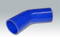 ATOMIC e45-63 BLUE Патрубок силиконовый, 45гр. 63 мм