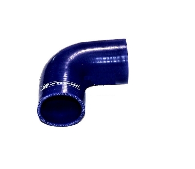 ATOMIC er45-57-51 BLUE Патрубок силиконовый, 45гр. С переходом 57-51 мм - Тюнинг ВАЗ Лада VIN: er45-57-51 BLUE. 