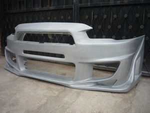 Бампер передний ACCOLADE для Mitsubishi Lancer X (стеклопластик)