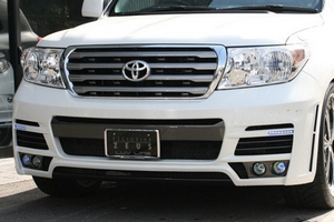 Бампер передний MzSpeed для Toyota Land Cruiser 200 (2007-2013)
