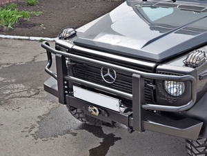 Бампер передний с площадкой под лебедку для Mercedes-Benz G-класс