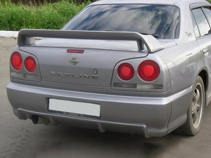 Бампер задний GTR-Style Nissan Skyline (R34)