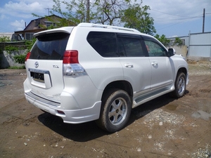 Бампер задний Jaos для Toyota Land Cruiser Prado (150-series, 2009-2013)