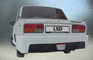 Бампер задний LSD для ВАЗ 2105, 2107 - Тюнинг ВАЗ Лада VIN: no.30270. 
