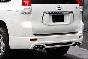 Бампер задний MzSpeed для Toyota Land Cruiser Prado (150-series, 2009-2013)