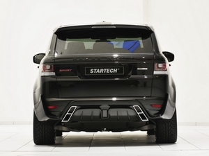 Бампер задний с насадками на глушители Startech Land Rover Range Rover Sport (2014-н.в.)