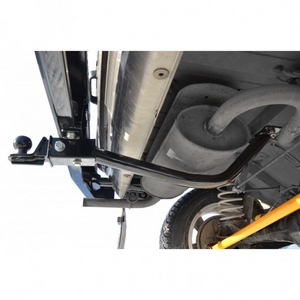 Бампер задний силовой с кронштейном запасного колеса и ТСУ (фаркопом) Lada Urban 4x4