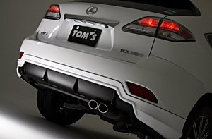 Бампер задний Tom'S для Lexus RX 350, RX 450 (AL10, 2009-2012)