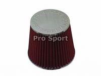 Фильтр воздушный Pro.Sport FLOW, красный/хром закрытый (155x130, D=70)