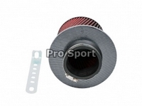 Фильтр воздушный Pro.Sport TORNADO, красный/карбон (D=70)
