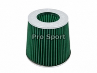 Фильтр воздушный Pro.Sport MEGA FLOW, зеленый/хром (150x130, D=70)