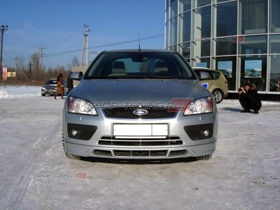Юбка FT переднего бампера Ford Focus 2 (2004-2008) - Тюнинг ВАЗ Лада VIN: 10251060101. 