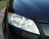 Kia Ceed 2007—2010 Накладки на передние фары (реснички) компл 2шт. глянец (под покраску)