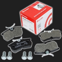 Колодка заднего тормоза «BREMBO» для задних дисковых тормозов «TORNADO» (комплект 4 штуки)