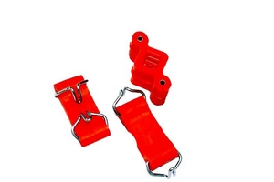 Комплект крепления выхлопной системы CS-20 для ВАЗ 2101, 2106, 2107, Drive (красный)