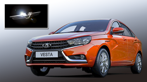 Комплект шильдов VICTORY (2шт) для Lada Vesta