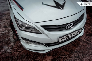 Комплект тюнинга Body Kit Hyundai Solaris 2015-н.в. Рестайлинг