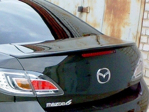 Лип-спойлер на крышку багажника Mazda 6 (2008-2012 г.в.) Sedan var№1