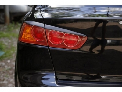 Mitsubishi Lancer X 2007—2010 Накладки на задние фары (реснички) компл, 4шт. глянец (под покраску) - Тюнинг ВАЗ Лада VIN: RE-21940. 