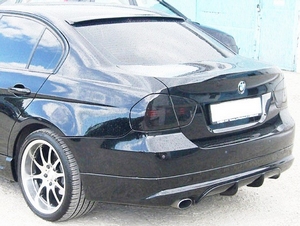Накладка (юбка) заднего бампера BMW 3 series (E90)