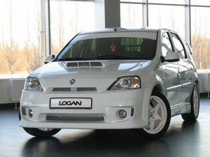 Накладка на капот Power DM для Renault Logan