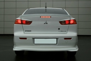 Накладка на задний бампер для Mitsubishi Lancer X