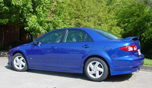 Накладка на задний бампер Razzi Sport Mazda 6 (GG) (2002-2007) - Тюнинг ВАЗ Лада VIN: no.20393. 