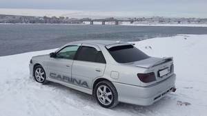 Накладка на задний бампер Toyota Carina (210) Рестайлинг