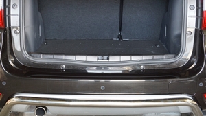 Накладка в проём багажника Nissan Terrano (2014-2016) - Тюнинг ВАЗ Лада VIN: no.21758. 
