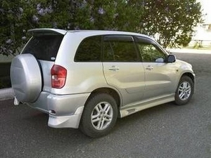Накладки (клыки) на задний бампер Toyota RAV 4 (2000-2003 г.в.) - Тюнинг ВАЗ Лада VIN: no.24303. 