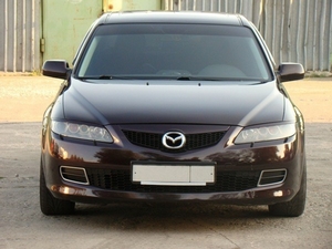 Накладки на фары (реснички) Mazda 6 (2004-2008 г.в.)