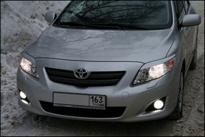 Накладки на фары (реснички) Toyota Corolla - Тюнинг ВАЗ Лада VIN: no.23329. 