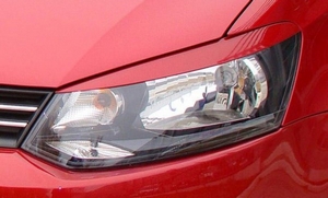 Накладки на фары (реснички) Volkswagen Polo Sedan
