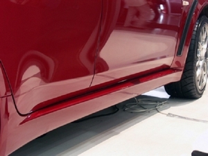 Накладки на пороги EVO Mitsubishi Lancer X