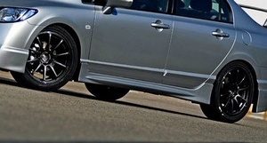 Накладки на пороги Mugen Honda Civic 4D