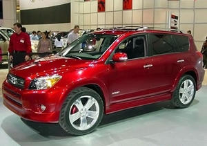 Накладки на пороги Original Toyota RAV 4 (2005-2008г.в.)