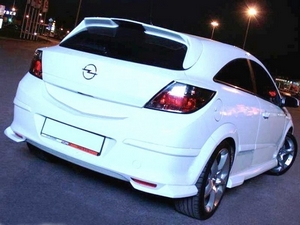 Накладки (реснички) на задние фары Opel Astra H