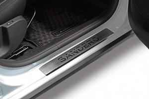 Накладки в проем дверей (4 шт) (НПС) Renault Sandero / Sandero Stepway 2014-