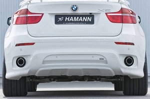 Накладки заднего бампера (клыки) Hamann BMW X6 (E71)