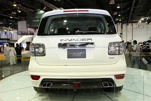 Насадки на глушитель к аэродинамическому обвесу Invader для Nissan Patrol (Y62, с 2010 года) - Тюнинг ВАЗ Лада VIN: no.21599. 