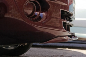 Нижний спойлер переднего бампера ВАЗ 2190, 2191 “LADA Granta” (в цвет автомобиля) - Тюнинг ВАЗ Лада VIN: no.48981. 