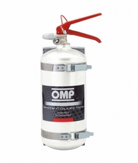 OMP CBB/351 Огнетушитель (по требованиям FIA), алюминий, 2,4кг, диам.130мм, пена, белый