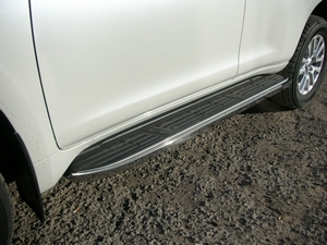 Подпороги труба Toyota Land Cruiser Prado 150 (2014 - н.в.) - Тюнинг ВАЗ Лада VIN: no.23968. 