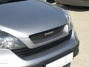 Решетка радиатора Mugen Style Honda CR-V 2007-2009 (сетка в комплекте) - Тюнинг ВАЗ Лада VIN: no.18288. 