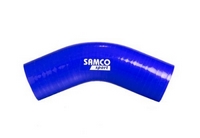 SAMCO XE45-54 BLUE Xtreme Силиконовый патрубок 45°-54мм 102x102мм, синий