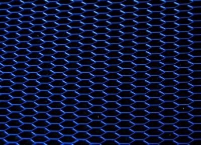 Сетка алюмин. HONEY (120x30см), синяя - Тюнинг ВАЗ Лада VIN: RS-01426. 